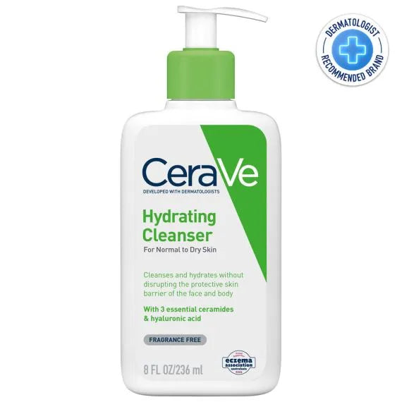 CeraVe Hydrating Cleanser with Hyaluronic Acid for Normal to Dry Skin 236ml
