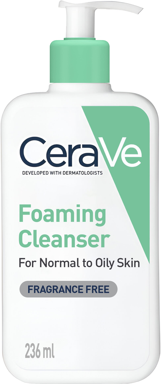 CeraVe Foaming Cleanser with Niacinamide for Normal to Oily Skin 236ml
