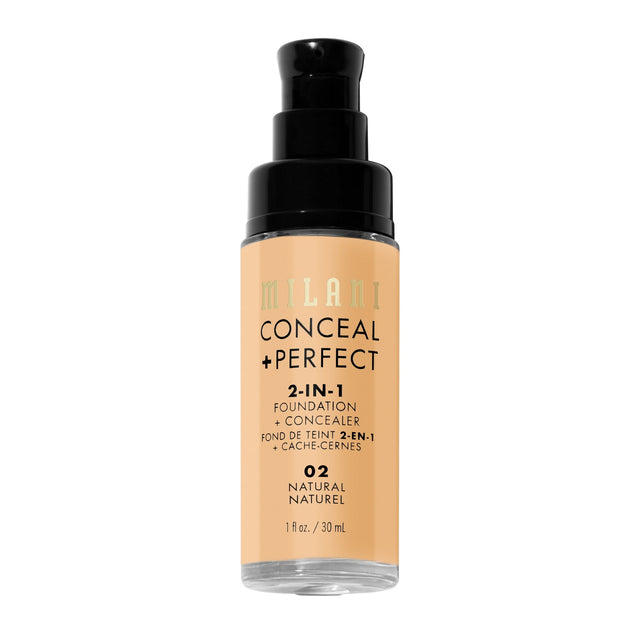 Milani Conceal + Perfect 2-in-1 Foundation + Concealer Light Beige 30ml
