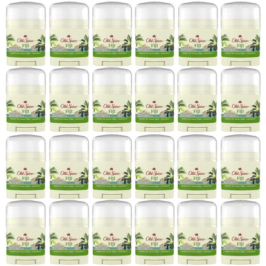 Old Spice Fiji Dry Feel Antiperspirant Travel Size 0.5 oz Pack of 24