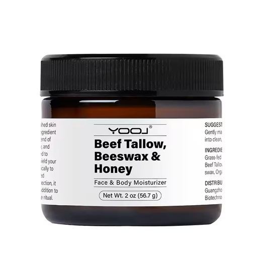 Beef Tallow, Beeswax & Honey Face & Body Moisturizer, 56g