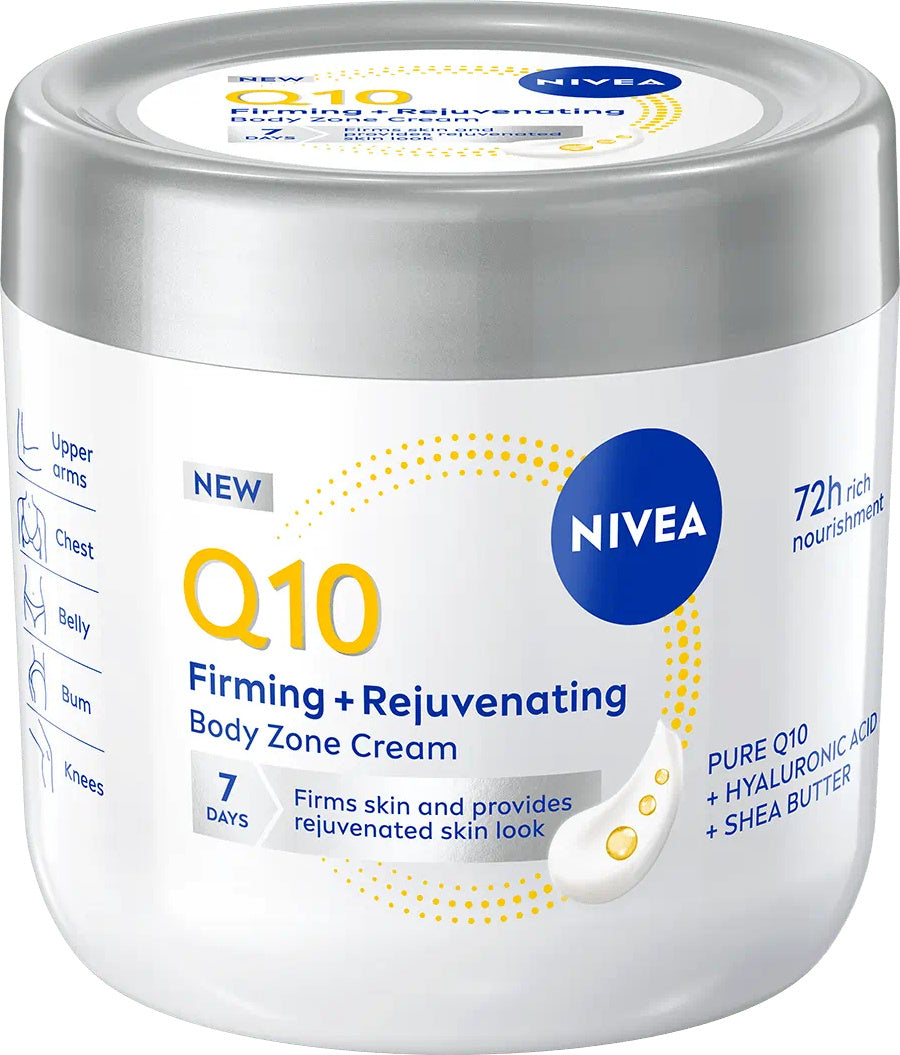 NIVEA Q10 Firming & Rejuvenating Body Zone Cream 400ml