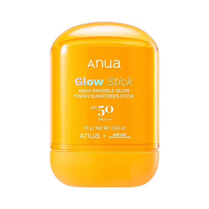 Anua Invisible Glow Finish Sunscreen Stick 18g, K-Beauty sunscreen with a sleek, portable stick for a radiant, protected complexion.