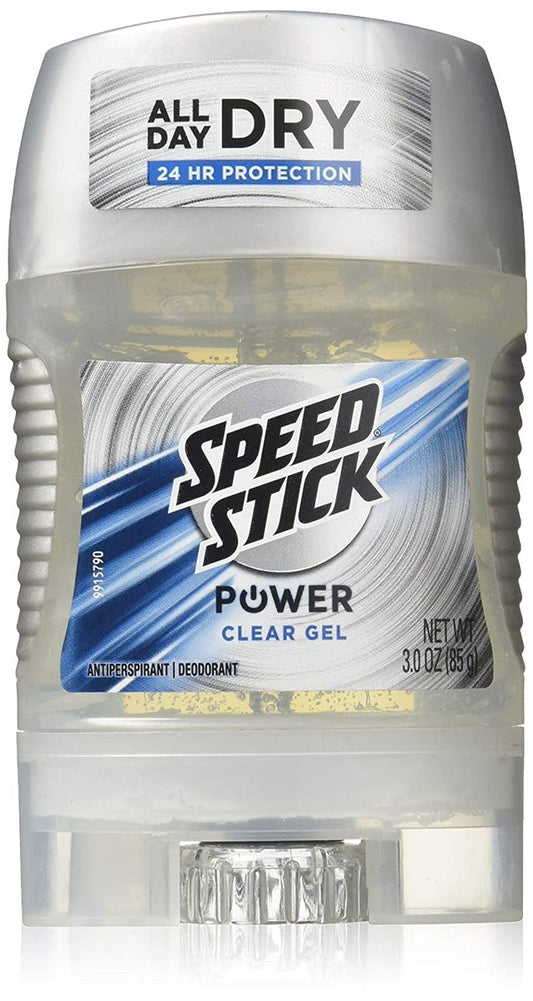 Speed Stick Power Clear Gel Antiperspirant Deodorant 3 oz Pack of 11