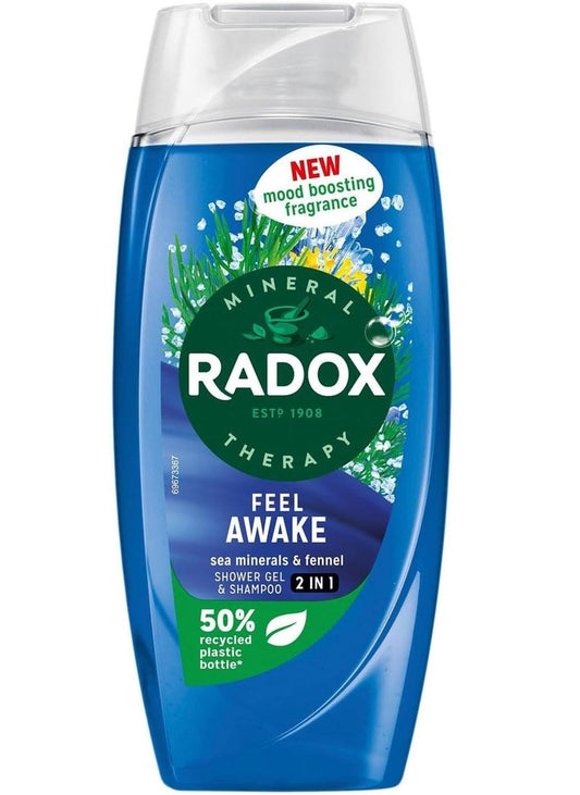 Radox Feel Awake for Men 2-in-1 Shower & Shampoo - 225ml
