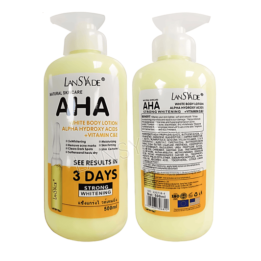 Britain's Beauty AHA Yellow Body Lotion, 500ml