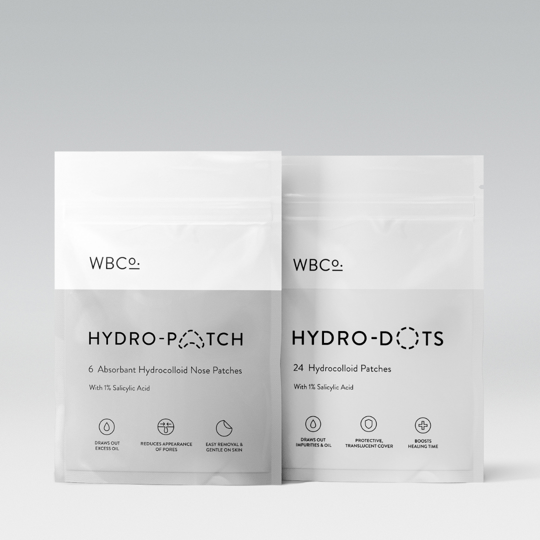Refined Medical Aesthetics Hydro-Duo skincare patches and hydro-dots for hydration and skin rejuvenation.
