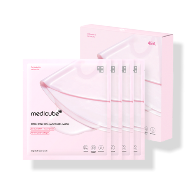 Medicube PDRN Pink Collagen Gel Mask 4 Pack