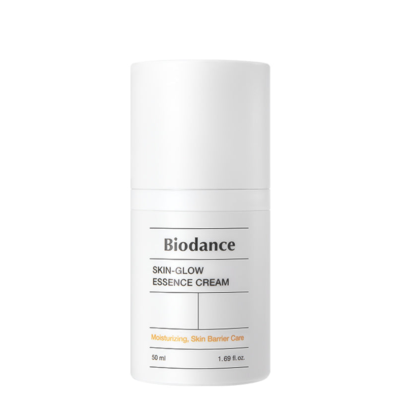 Biodance Skin-Glow Essence Cream 50ml, K-Beauty moisturizer with a smooth, hydrating texture and a clean jar container.